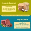SV Jowar Coconut & Ragi Choco Cookies Ingredients
