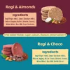SV Ragi Almonds & Ragi Choco Cookies Ingredients
