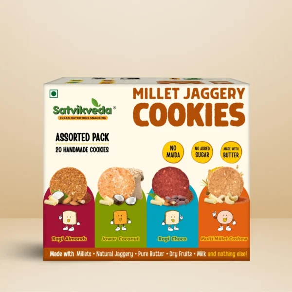 SV Assorted Millet Jaggery Cookies 180g Main BG