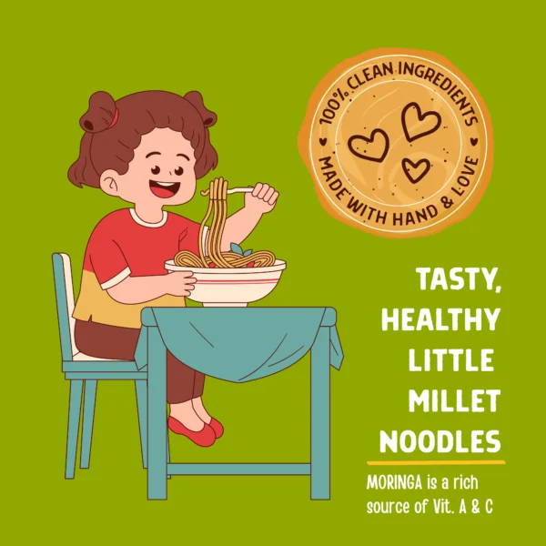 SV Moringa Little Millet Noodles 192g Tasty Healthy SV Moringa Little Millet Noodles 192g Tasty Healthy