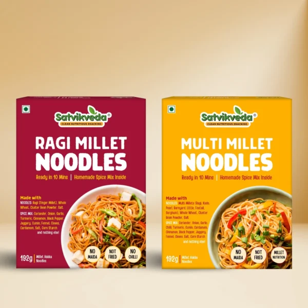 SV Ragi And Multi Millet Noodles 192g Combo of 2 with BG