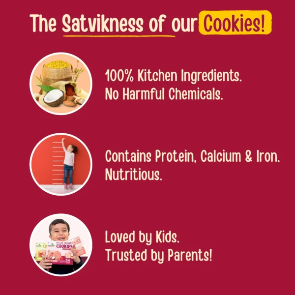SV Ragi Millet Almonds Cookies The Satvikness SV Ragi Millet Almonds Cookies The Satvikness